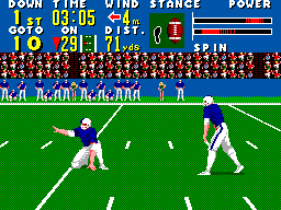 Walter Payton Football screenshot 4 for Sega Master System